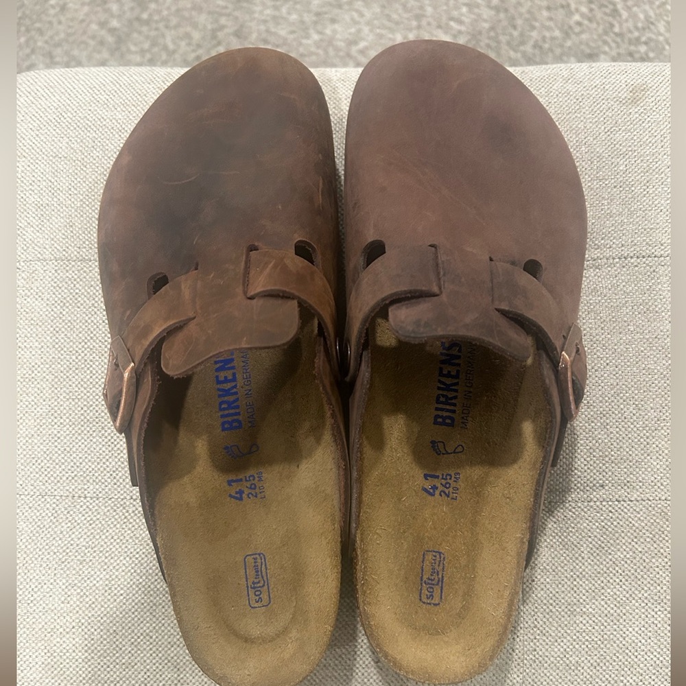 Birkenstock Bostons - soft footbed size eu 41 (men’s 8/woman’s 10) - NWOT